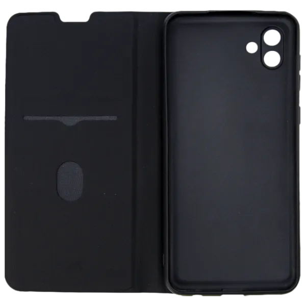 Чехол для смартфона Samsung Galaxy A04 Rival/ Чехол книжка/ Кожа/ Черный photo 3