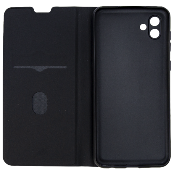 Чехол для смартфона Samsung Galaxy A04 Rival/ Чехол книжка/ Кожа/ Черный photo 3