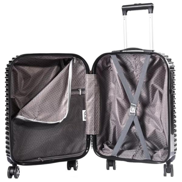 Valiză CCS 5186 Set 105l/ Black photo 6