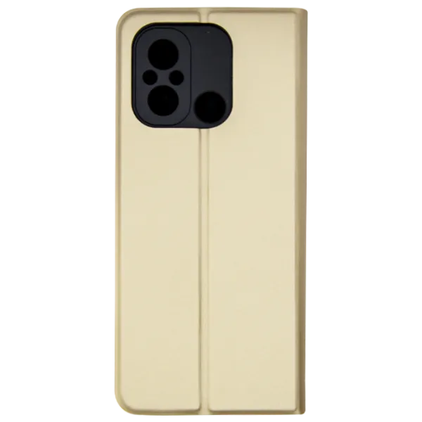 Husă pentru smartphone Xiaomi Redmi 12C Fashion/ Book Cover/ Soft/ Gold photo 2 Husă pentru smartphone Xiaomi Redmi 12C Fashion/ Book Cover/ Soft/ Gold photo 2