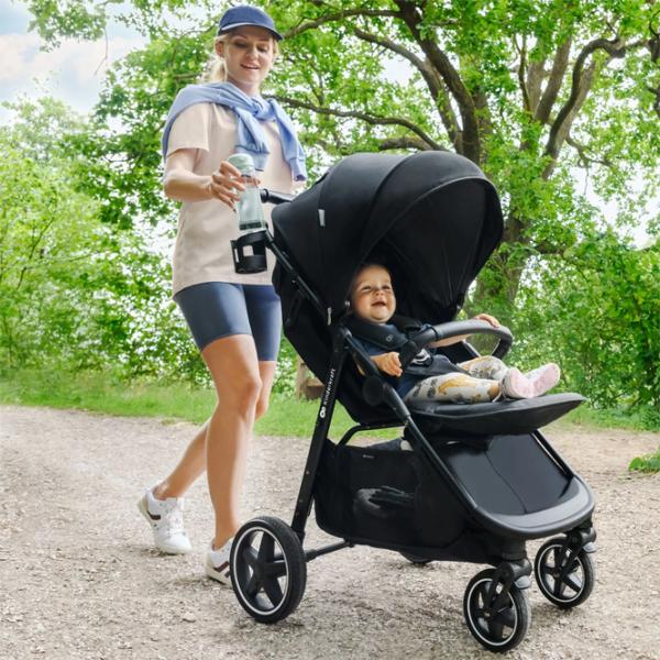 Cărucior pentru copil KinderKraft Route 5902533919864/ Dark Gray photo 10