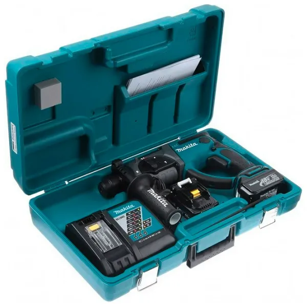 Ciocan rotopercutor Makita DHR202RX4 Blue photo 5
