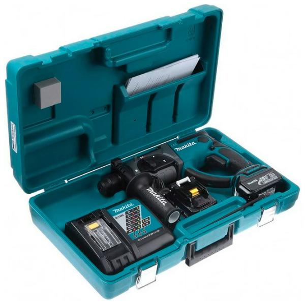 Ciocan rotopercutor Makita DHR202RX4 Blue photo 5