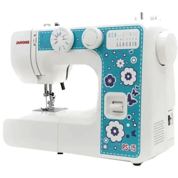 Mașină de cusut Janome PS-15 Electromecanică/ White photo 3