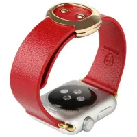 Ремень Apple Watch Modern Buckle Leather/ 38 mm/ Красный Золотой photo 2