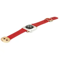 Ремень Apple Watch Modern Buckle Leather/ 38 mm/ Красный Золотой photo 4