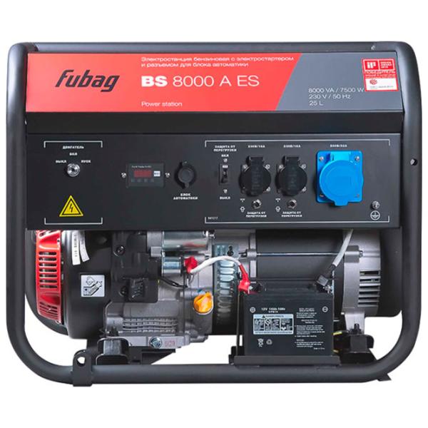 Генератор Fubag BS 8000 A ES 230 В Бензин/ 7.5 кВт photo 2