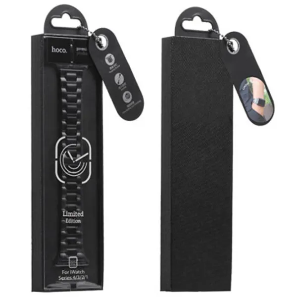 Curelușă Apple Watch Grand Steel Steel/ 44 mm/ Black photo 2 Curelușă Apple Watch Grand Steel Steel/ 44 mm/ Black photo 2