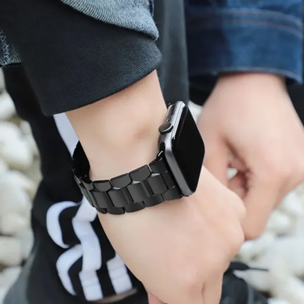 Curelușă Apple Watch Grand Steel Steel/ 44 mm/ Black photo 3 Curelușă Apple Watch Grand Steel Steel/ 44 mm/ Black photo 3