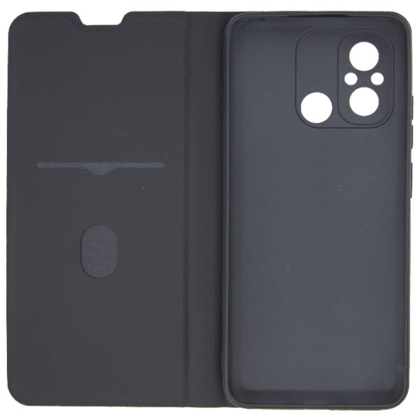 Husă pentru smartphone Xiaomi Redmi 12C Fashion/ Book Cover/ Leather/ Black photo 3 Husă pentru smartphone Xiaomi Redmi 12C Fashion/ Book Cover/ Leather/ Black photo 3