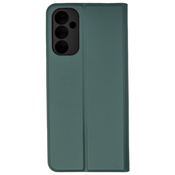 Чехол для смартфона Samsung Galaxy A14 4G WAVE/ Чехол книжка/ Кожа/ Dark Зелёный photo 2 Чехол для смартфона Samsung Galaxy A14 4G WAVE/ Чехол книжка/ Кожа/ Dark Зелёный photo 2