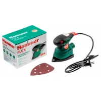 Шлифовальная машина Hammer DSM135 Вибрационная/ 135 Вт/ Зелёный photo 7