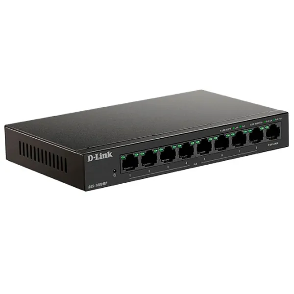 Switch D-Link DES-1009MP/ A1A Black photo 2