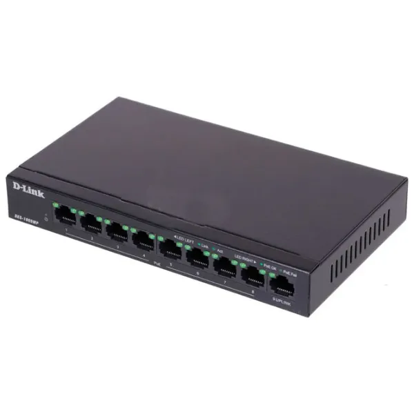Switch D-Link DES-1009MP/ A1A Black photo 4