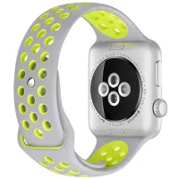 Ремень Apple Watch Nike sport Силикон/ 42 mm/ Белый Желтый photo 2