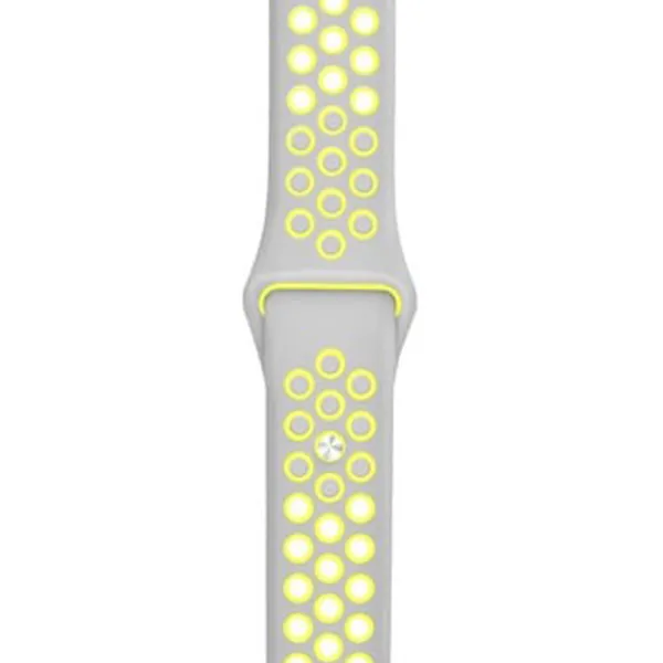 Ремень Apple Watch Nike sport Силикон/ 42 mm/ Белый Желтый photo 4 Ремень Apple Watch Nike sport Силикон/ 42 mm/ Белый Желтый photo 4