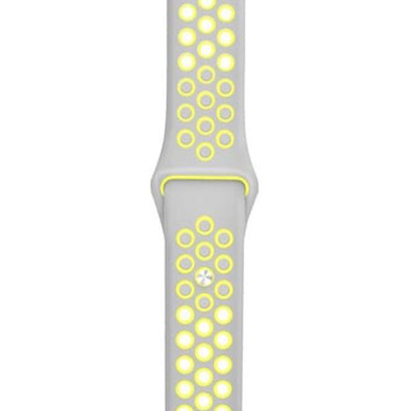 Ремень Apple Watch Nike sport Силикон/ 42 mm/ Белый Желтый photo 4 Ремень Apple Watch Nike sport Силикон/ 42 mm/ Белый Желтый photo 4