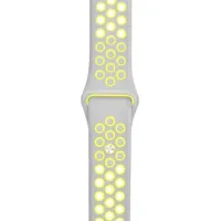 Ремень Apple Watch Nike sport Силикон/ 42 mm/ Белый Желтый photo 4