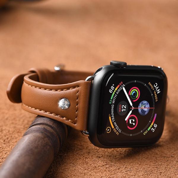 Ремень Apple Watch WB05 Кожа/ 40 мм/ Коричневый photo 4