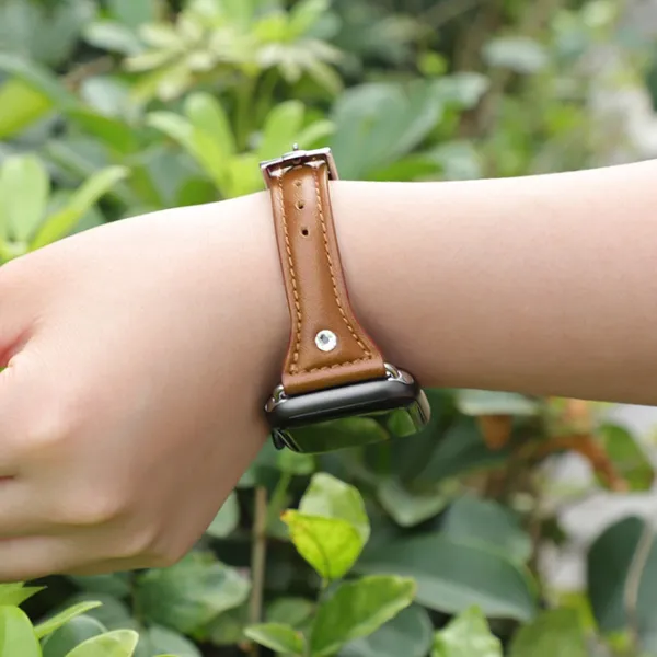 Ремень Apple Watch WB05 Кожа/ 40 мм/ Коричневый photo 5