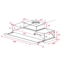 Hotă Teka CNL 9610 Telescopică/ Inox photo 2
