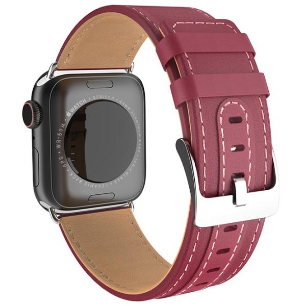 Ремень Apple Watch WB04 Duke Кожа/ 44 mm/ Красный photo 2