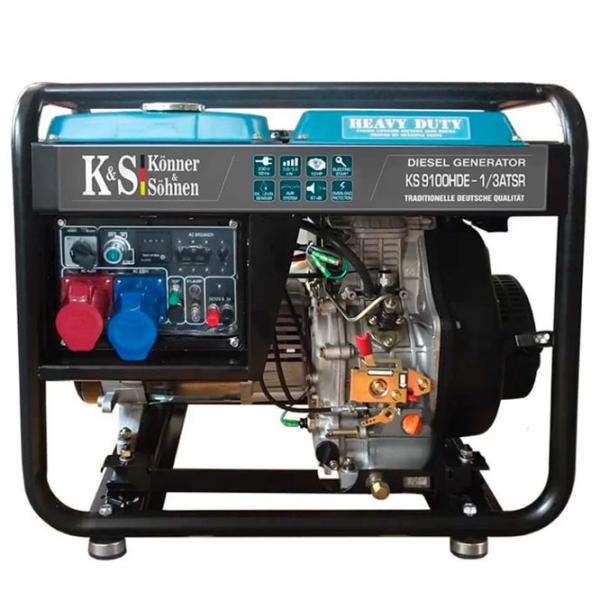 Генератор Könner & Söhnen KS 9100HDE-1/ 3 ATSR 230/ 400 В Дизель/ 6 кВт photo 5 Генератор Könner & Söhnen KS 9100HDE-1/ 3 ATSR 230/ 400 В Дизель/ 6 кВт photo 5