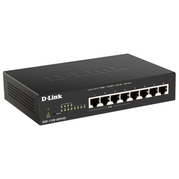 Switch D-Link DGS-1100-08PLV2 Black photo 3