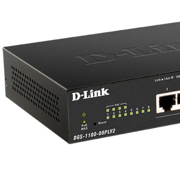 Switch D-Link DGS-1100-08PLV2 Black photo 4