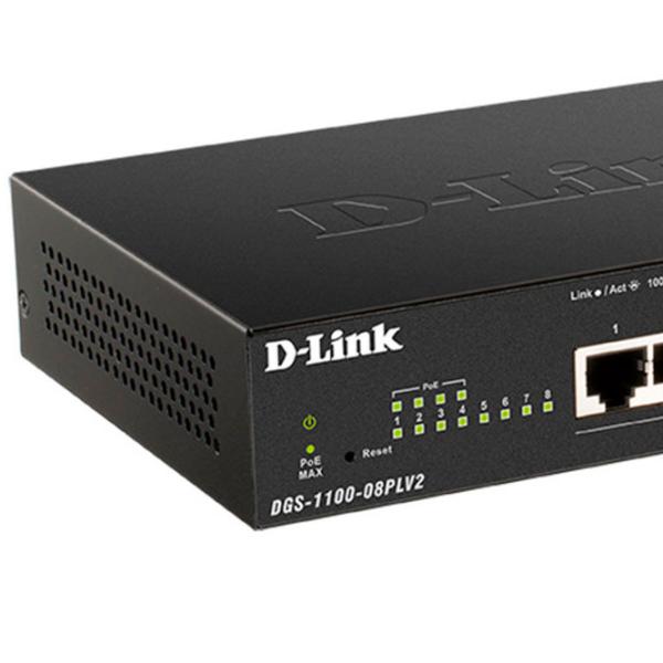 Switch D-Link DGS-1100-08PLV2 Black photo 4