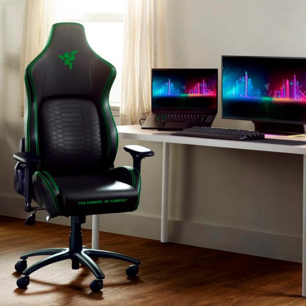 Игровое кресло Razer Iskur XL Зелёный Черный photo 5