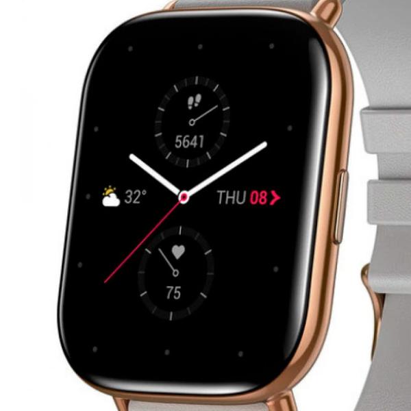 Умные часы Amazfit ZEPP E (square) 1.65"/ Moon Grey Золотой photo 5