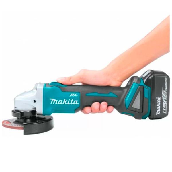 Шлифовальная машина Makita DGA511RTE Угловая / / Синий photo 5