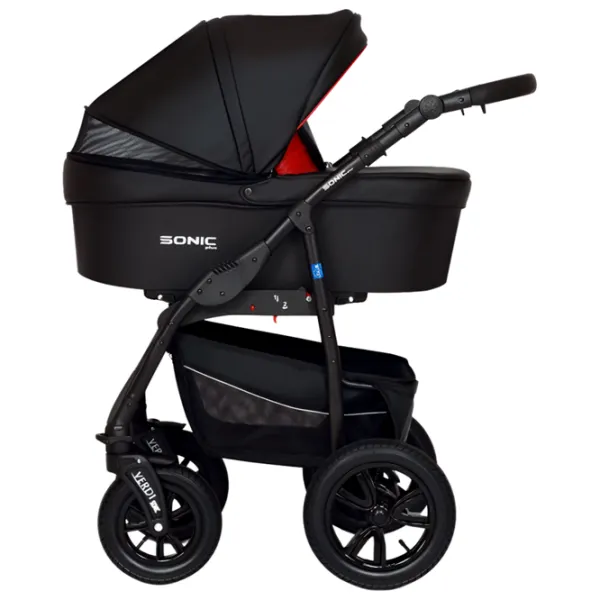 Cărucior pentru copil Verdi Sonic Plus 3 in 1 NR1/ Black photo 4
