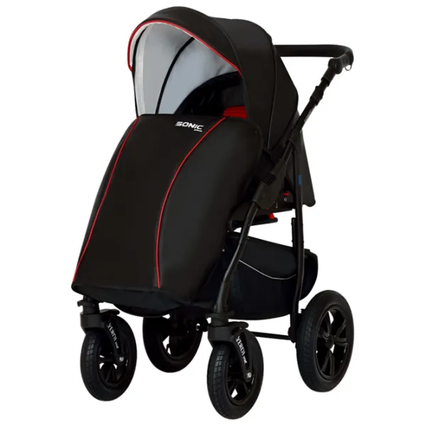 Cărucior pentru copil Verdi Sonic Plus 3 in 1 NR1/ Black photo 5