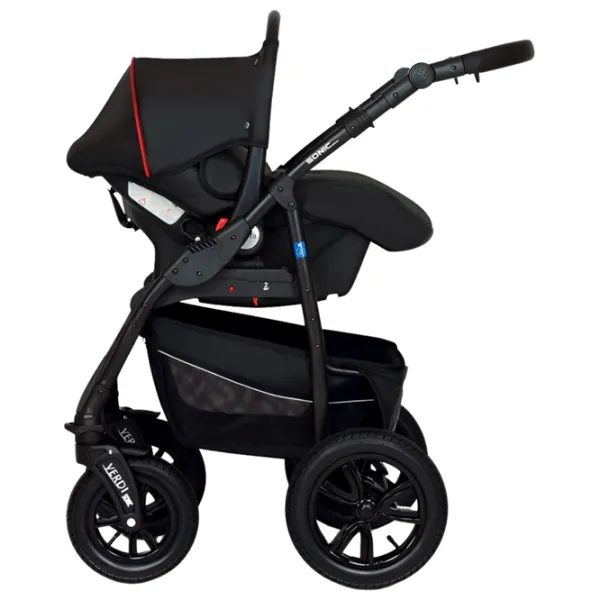 Cărucior pentru copil Verdi Sonic Plus 3 in 1 NR1/ Black photo 8