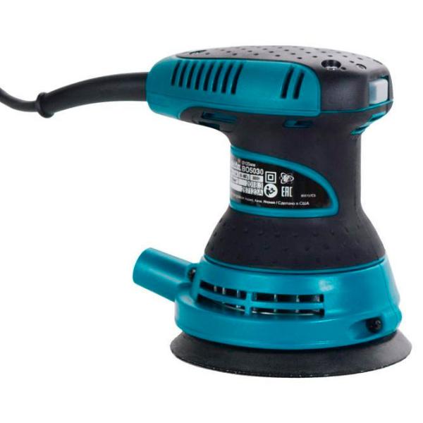 Șlefuitor Makita BO5030 Cu excentric/ 300 W/ Blue photo 3 Șlefuitor Makita BO5030 Cu excentric/ 300 W/ Blue photo 3