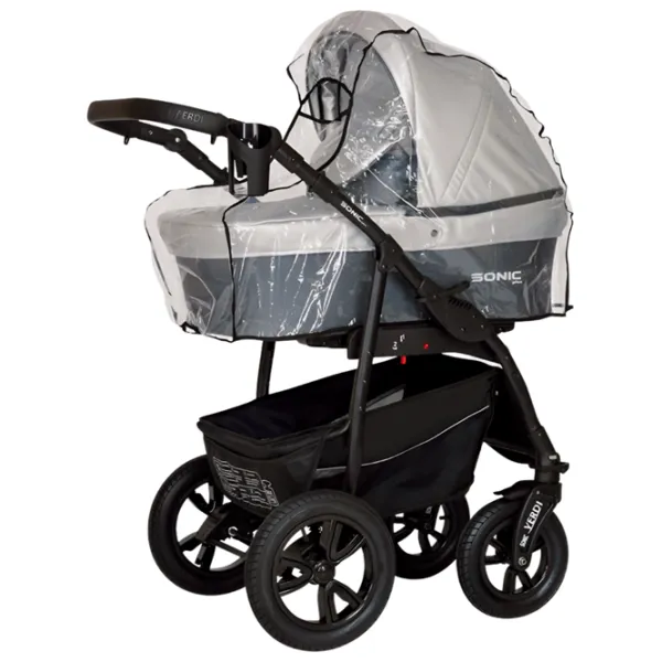 Детская коляска Verdi Sonic Plus Pro 3 in 1 NR2/ Серый photo 2