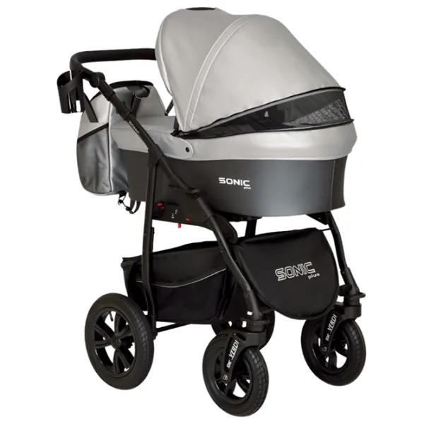 Детская коляска Verdi Sonic Plus Pro 3 in 1 NR2/ Серый photo 3