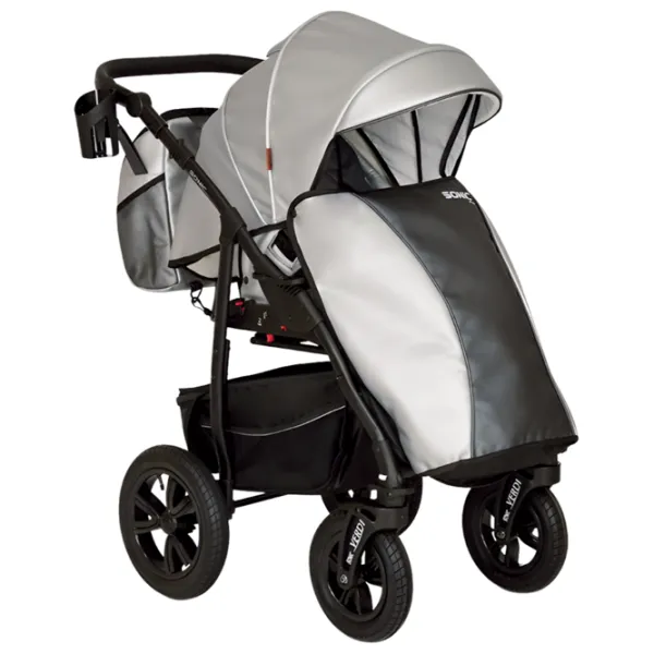 Детская коляска Verdi Sonic Plus Pro 3 in 1 NR2/ Серый photo 4