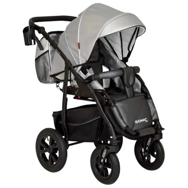 Детская коляска Verdi Sonic Plus Pro 3 in 1 NR2/ Серый photo 5