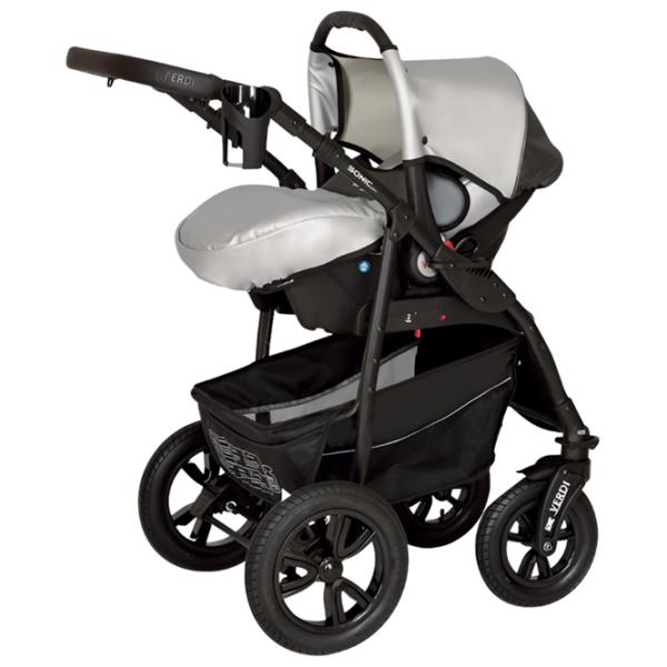 Детская коляска Verdi Sonic Plus Pro 3 in 1 NR2/ Серый photo 6