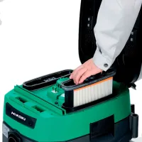 Промышленный пылесос Hikoki RP350YDMWAZ 1200 Вт / Зеленый photo 5
