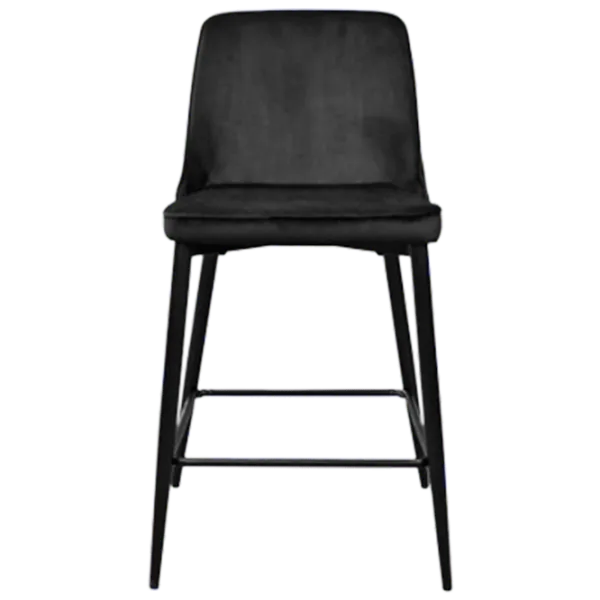 Scaun de bar Deco (НФ-0004892) Catifea/ Metal/ Black photo 3