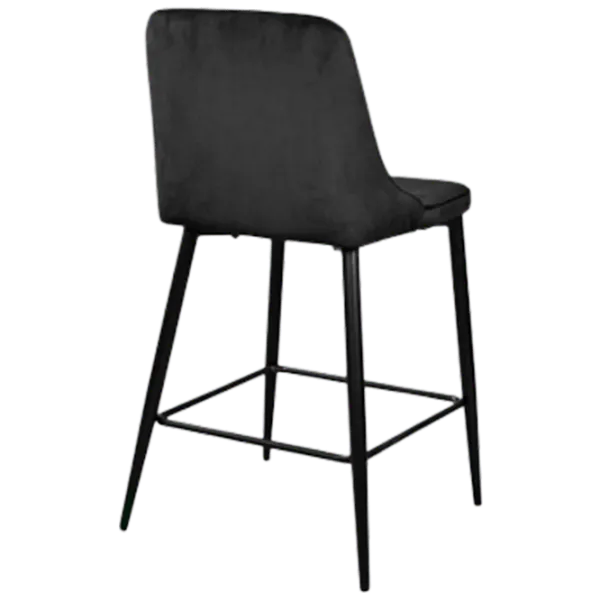 Scaun de bar Deco (НФ-0004892) Catifea/ Metal/ Black photo 4
