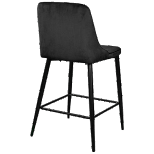 Scaun de bar Deco (НФ-0004892) Catifea/ Metal/ Black photo 4