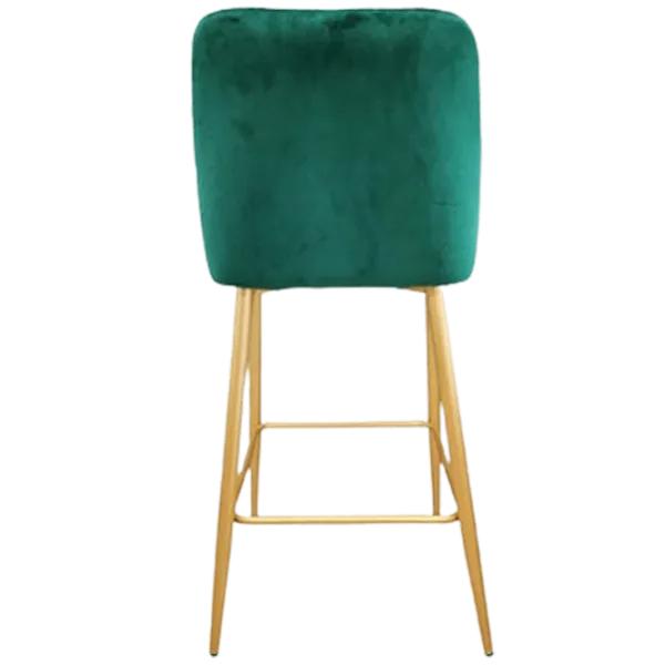 Scaun de bar Deco (НФ-0002153) Catifea/ Metal/ Green photo 4