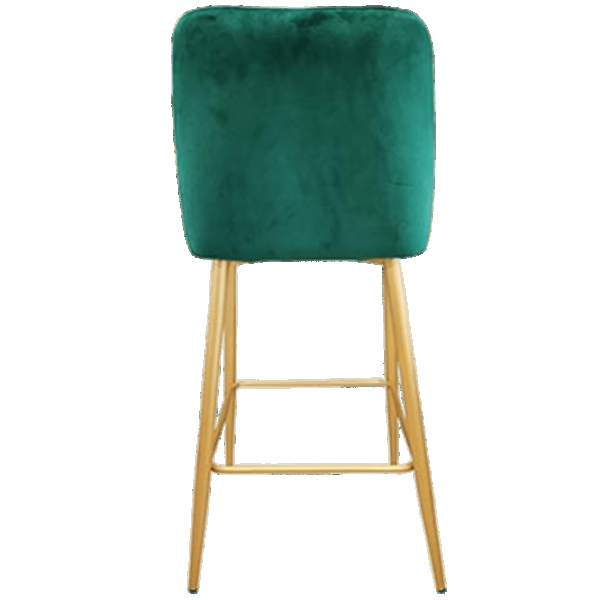 Scaun de bar Deco (НФ-0002153) Catifea/ Metal/ Green photo 4