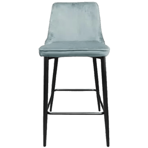 Scaun de bar Deco (НФ-0002155) Catifea/ Metal/ Light Blue photo 5