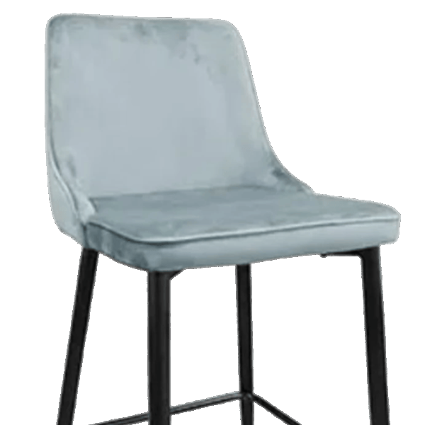 Scaun de bar Deco (НФ-0002155) Catifea/ Metal/ Light Blue photo 7